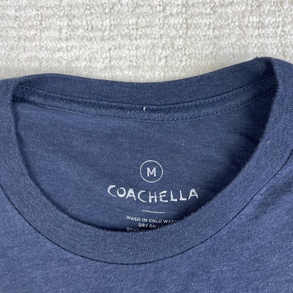 Coachella Blue 2018 Festival Desert Scene T Shirt Tee Top   Mens Size Medium - Picture 8 of 16